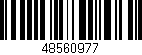 Código de barras (EAN, GTIN, SKU, ISBN): '48560977'