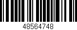Código de barras (EAN, GTIN, SKU, ISBN): '48564748'