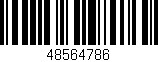 Código de barras (EAN, GTIN, SKU, ISBN): '48564786'