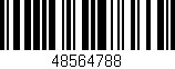 Código de barras (EAN, GTIN, SKU, ISBN): '48564788'