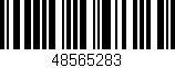 Código de barras (EAN, GTIN, SKU, ISBN): '48565283'