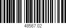 Código de barras (EAN, GTIN, SKU, ISBN): '48567.02'