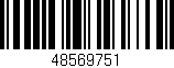 Código de barras (EAN, GTIN, SKU, ISBN): '48569751'