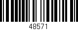 Código de barras (EAN, GTIN, SKU, ISBN): '48571'