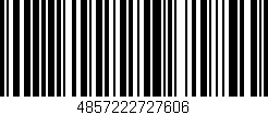 Código de barras (EAN, GTIN, SKU, ISBN): '4857222727606'