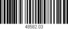 Código de barras (EAN, GTIN, SKU, ISBN): '48582.03'