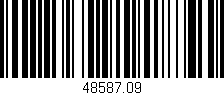 Código de barras (EAN, GTIN, SKU, ISBN): '48587.09'