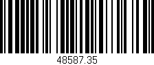 Código de barras (EAN, GTIN, SKU, ISBN): '48587.35'