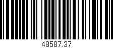 Código de barras (EAN, GTIN, SKU, ISBN): '48587.37'
