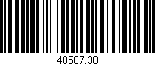 Código de barras (EAN, GTIN, SKU, ISBN): '48587.38'