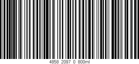 Código de barras (EAN, GTIN, SKU, ISBN): '4858_2097_0_800ml'