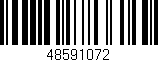 Código de barras (EAN, GTIN, SKU, ISBN): '48591072'