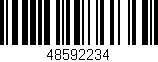Código de barras (EAN, GTIN, SKU, ISBN): '48592234'