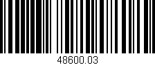Código de barras (EAN, GTIN, SKU, ISBN): '48600.03'