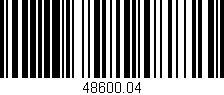 Código de barras (EAN, GTIN, SKU, ISBN): '48600.04'
