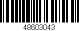 Código de barras (EAN, GTIN, SKU, ISBN): '48603043'