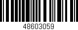 Código de barras (EAN, GTIN, SKU, ISBN): '48603059'