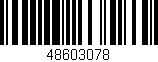 Código de barras (EAN, GTIN, SKU, ISBN): '48603078'