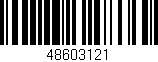 Código de barras (EAN, GTIN, SKU, ISBN): '48603121'