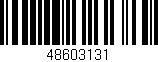 Código de barras (EAN, GTIN, SKU, ISBN): '48603131'