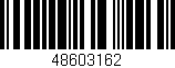Código de barras (EAN, GTIN, SKU, ISBN): '48603162'