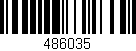 Código de barras (EAN, GTIN, SKU, ISBN): '486035'