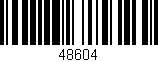 Código de barras (EAN, GTIN, SKU, ISBN): '48604'