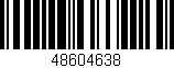 Código de barras (EAN, GTIN, SKU, ISBN): '48604638'