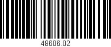 Código de barras (EAN, GTIN, SKU, ISBN): '48606.02'