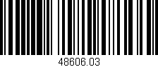 Código de barras (EAN, GTIN, SKU, ISBN): '48606.03'