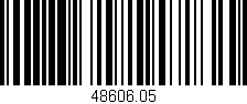 Código de barras (EAN, GTIN, SKU, ISBN): '48606.05'