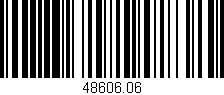 Código de barras (EAN, GTIN, SKU, ISBN): '48606.06'