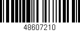 Código de barras (EAN, GTIN, SKU, ISBN): '48607210'