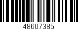 Código de barras (EAN, GTIN, SKU, ISBN): '48607385'