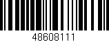 Código de barras (EAN, GTIN, SKU, ISBN): '48608111'