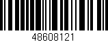 Código de barras (EAN, GTIN, SKU, ISBN): '48608121'