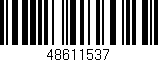 Código de barras (EAN, GTIN, SKU, ISBN): '48611537'