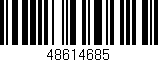Código de barras (EAN, GTIN, SKU, ISBN): '48614685'
