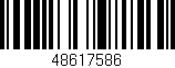 Código de barras (EAN, GTIN, SKU, ISBN): '48617586'