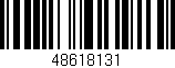 Código de barras (EAN, GTIN, SKU, ISBN): '48618131'