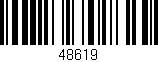 Código de barras (EAN, GTIN, SKU, ISBN): '48619'