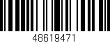 Código de barras (EAN, GTIN, SKU, ISBN): '48619471'