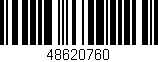 Código de barras (EAN, GTIN, SKU, ISBN): '48620760'