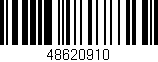 Código de barras (EAN, GTIN, SKU, ISBN): '48620910'