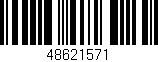 Código de barras (EAN, GTIN, SKU, ISBN): '48621571'