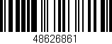 Código de barras (EAN, GTIN, SKU, ISBN): '48626861'