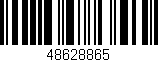 Código de barras (EAN, GTIN, SKU, ISBN): '48628865'