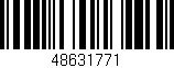 Código de barras (EAN, GTIN, SKU, ISBN): '48631771'