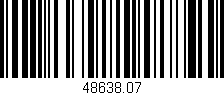 Código de barras (EAN, GTIN, SKU, ISBN): '48638.07'