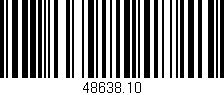 Código de barras (EAN, GTIN, SKU, ISBN): '48638.10'